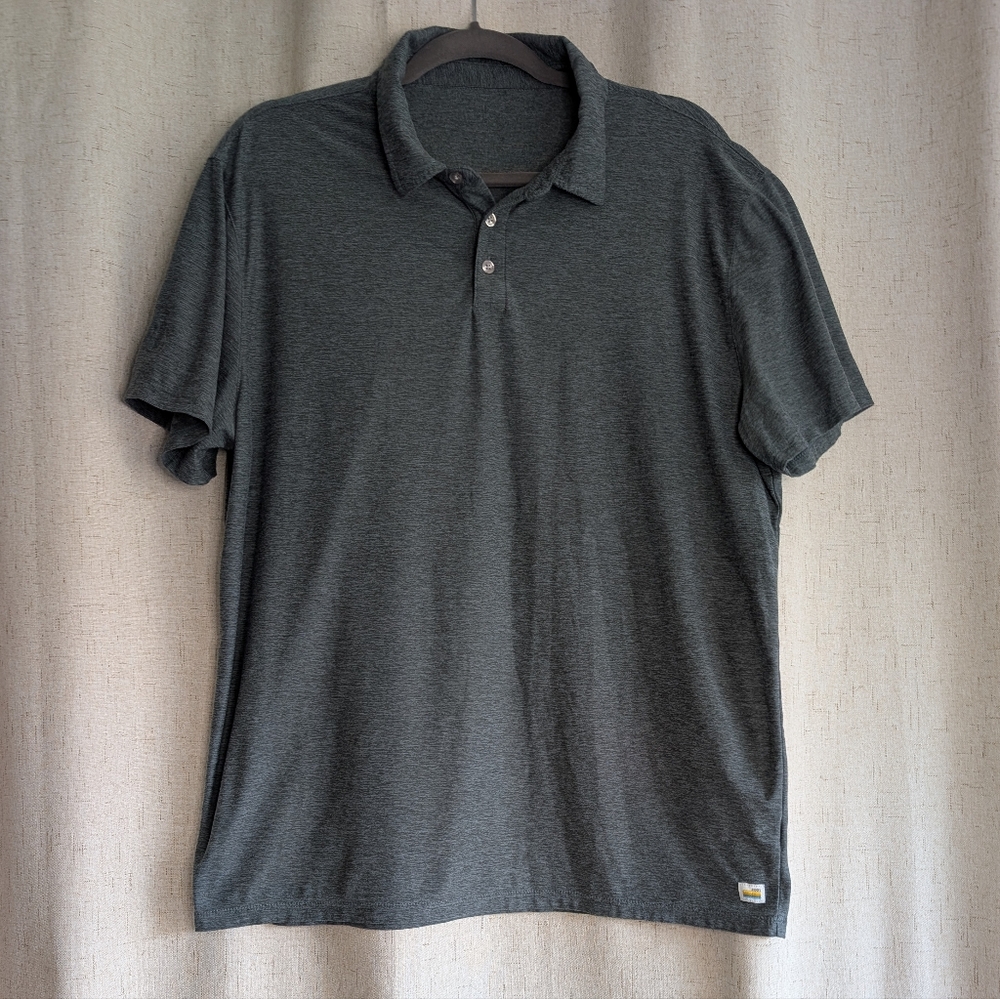 Vuori Strato Tech Polo Shirt Mens XL Performance Athleisure Stretch Golf